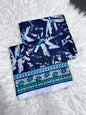 2Pc Cotton Allover Unstitched Suit